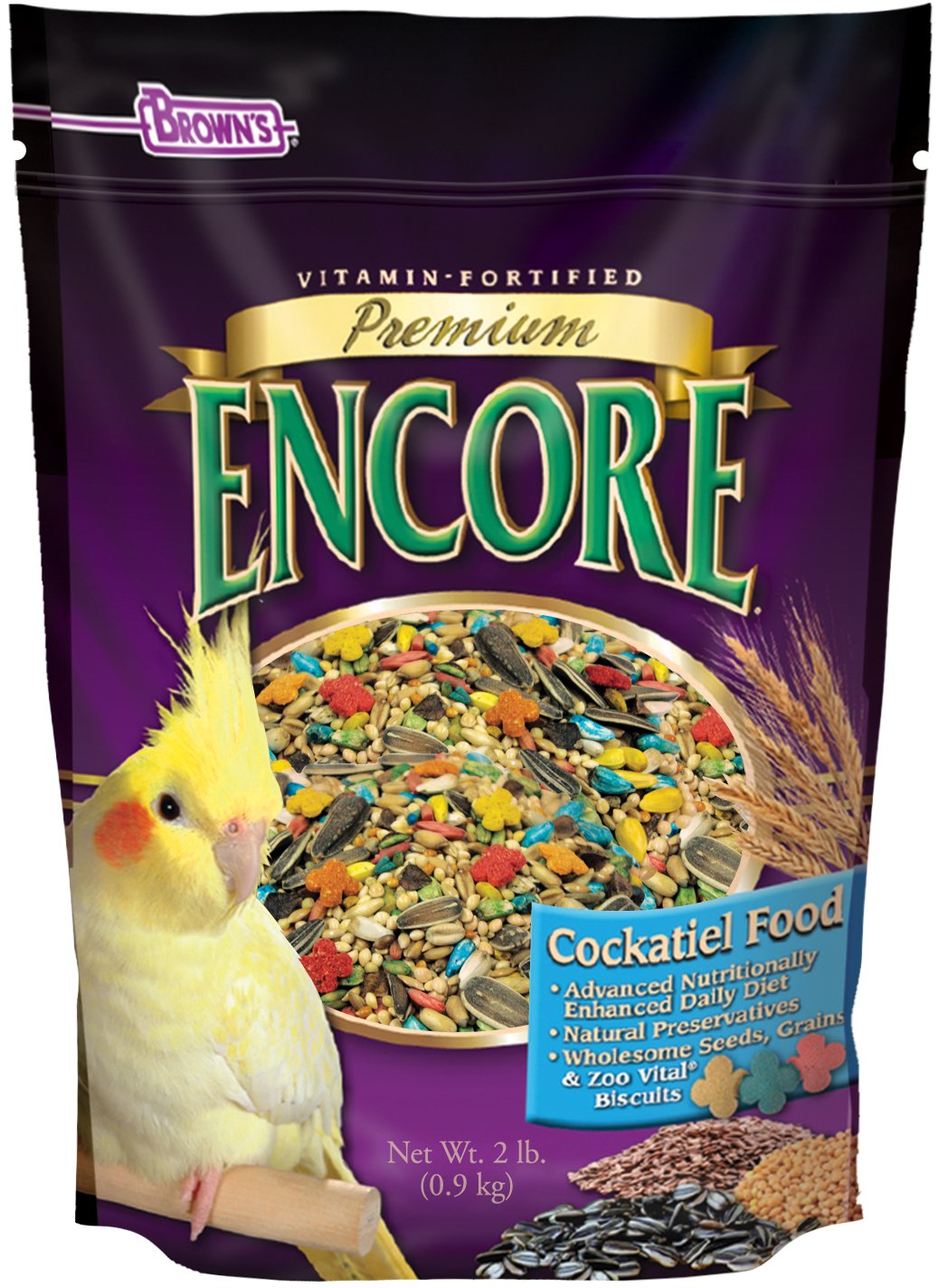 F.M. Brown's Encore Premium Cockatiel Bird Food, 2Pound eBay