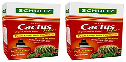 Schultz Cactus Plus Liquid Plant Food 2-7-7, 4 oz (2 Pack ...